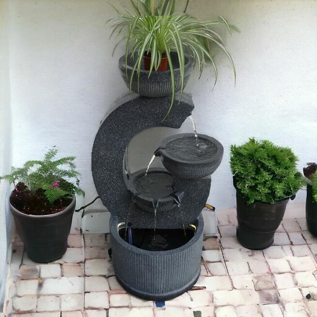 FONTANNA OGRODOWA A G A wys. 105 cm ! ośw. LED !