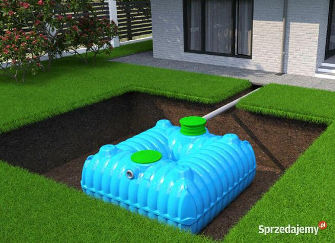 ZBIORNIK NA DESZCZÓWKĘ 5000L Niski 99cm wysokie wody gruntow