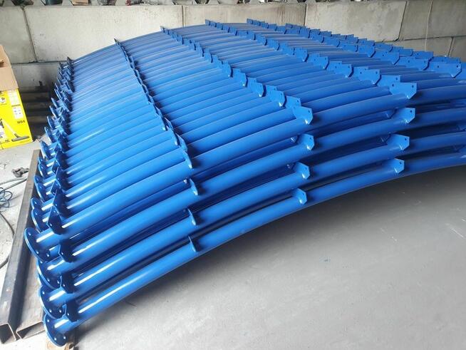 Hala łukowa 11m konstrukcja ocynkowana wiata na słome garaż