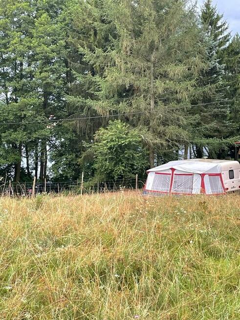 Działka nad jeziorem Mała Kalwa w Pasymiu z przyczepą