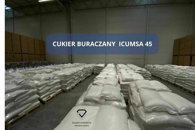Cukier Buraczany w workach na paletach EURO