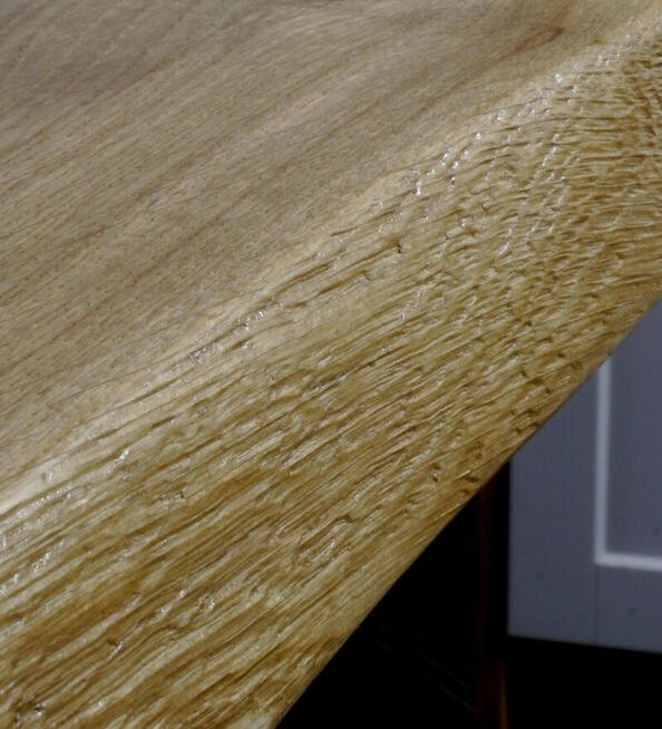 Stół dębowy na metalowych nogach, styl loft