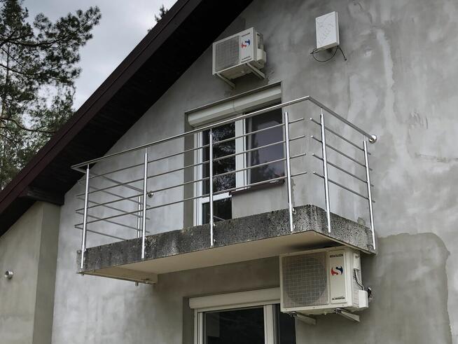 balustrady balkony ze stali nierdzewnej