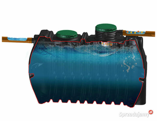 ZBIORNIK NA WODĘ DESZCZOWĄ AB 4000L z filtrem