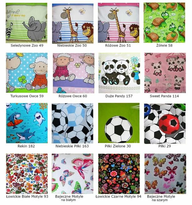 Antyalergiczna pościel 90x200+1x50x70 100% bawełna WZORY