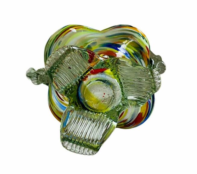 Wazon Koszyk Polskie Huty Szkła PRL-u