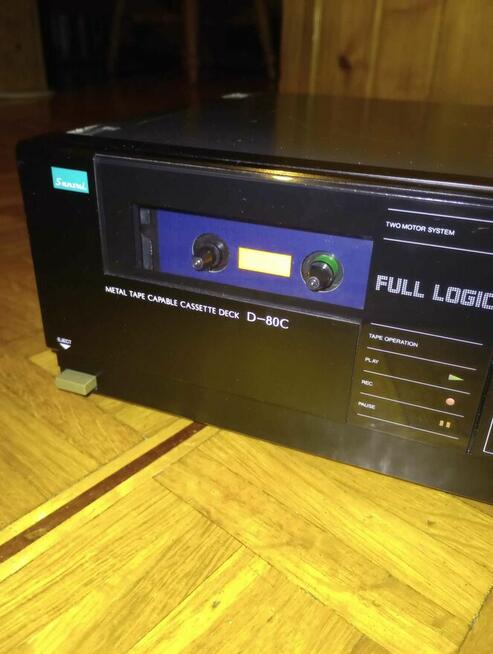 Sansui D-80C Metal Tape Capable Cassette Deck super stan