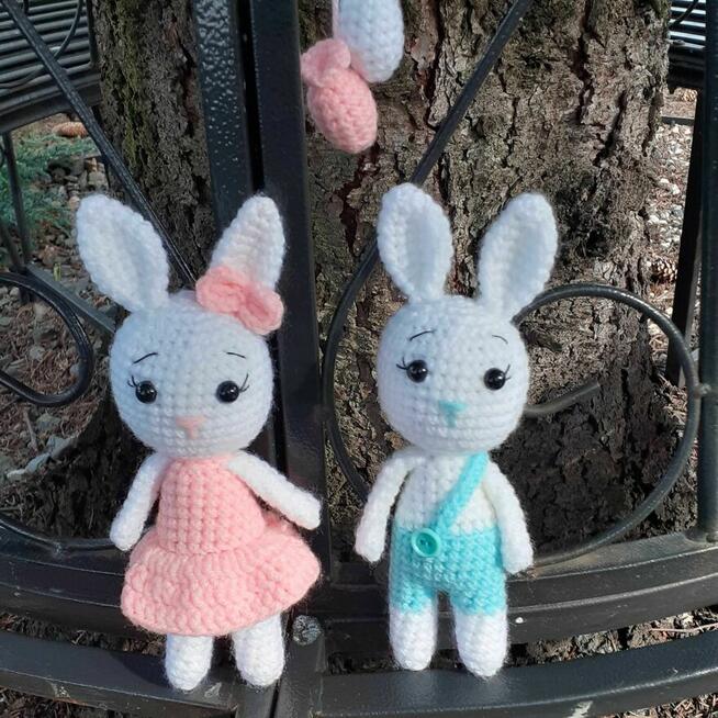 Królik na szydełku