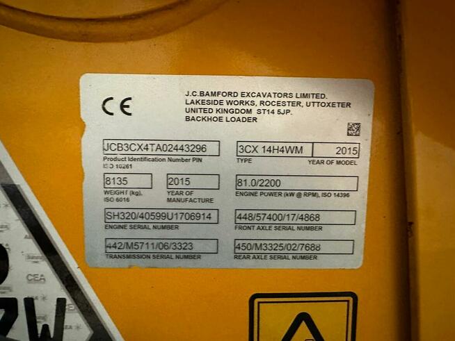 JCB 3CX 2015r Contractor