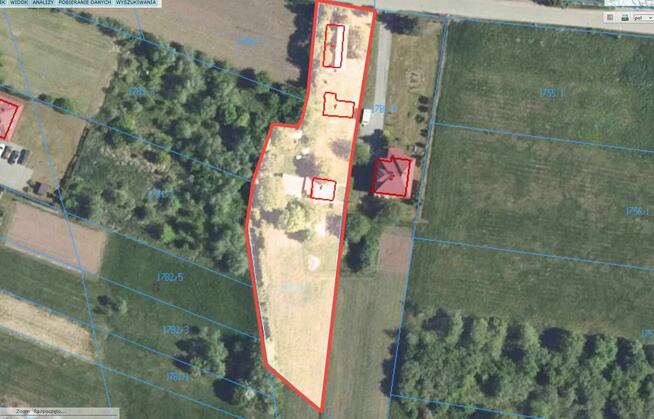 Działka rolno - budowlana z zabudowaniami Sandomierz