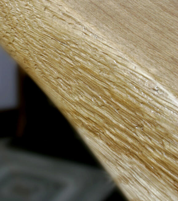 Stół dębowy na metalowych nogach, styl loft