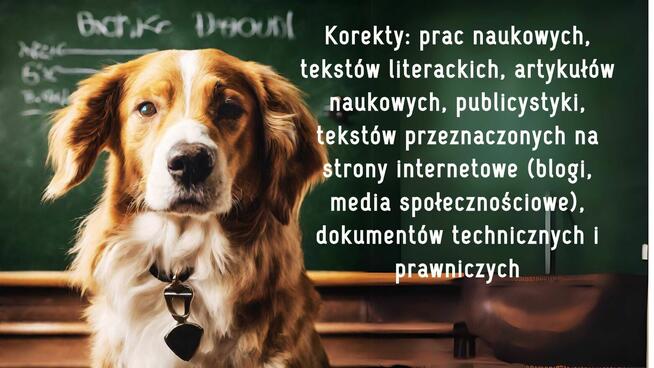 Korekty językowe tekstów - dla studentów i pisarzy