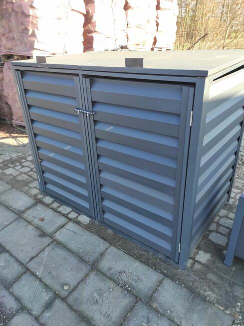 NOWOŚĆ! Podwójna wiata/osłona na kosz