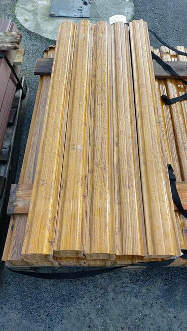 Sztachety drewnopodobne 2 gatunek płot ogrodzenie Klęczany