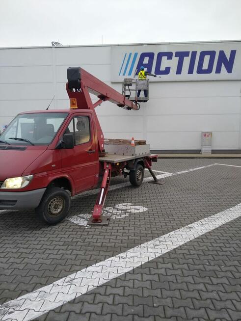 Zwyżka podnośnik koszowy 18m usługi