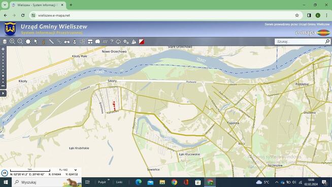 Budowlano-rekreacyjna Sikory gm. Wieliszew