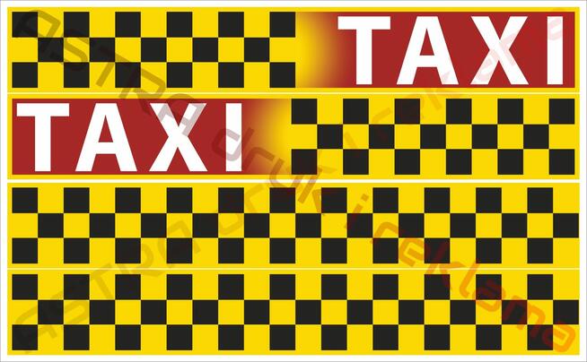 Naklejki UBER BOLT FREENOW sprawdź opłatę w aplikacji, duże