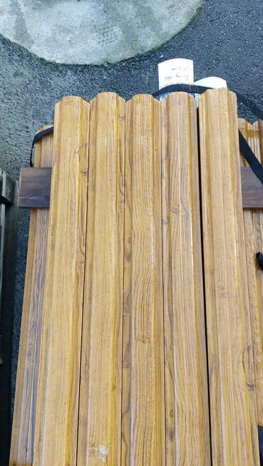 Sztachety drewnopodobne 2 gatunek płot ogrodzenie Klęczany