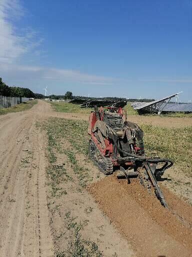 Wykop liniowy pod fotowoltaike i nie tylko