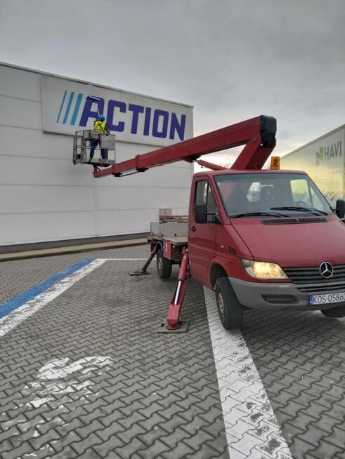 Zwyżka podnośnik koszowy 18m usługi