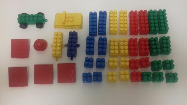 Klocki plastikowe ze strażakiem, do sprzedania