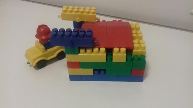 Klocki plastikowe ze strażakiem, do sprzedania