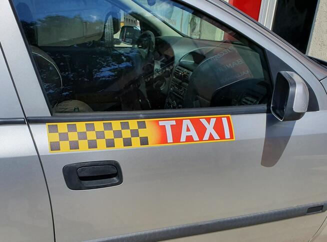 Naklejki UBER BOLT FREENOW sprawdź opłatę w aplikacji, duże