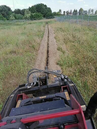 Wykop liniowy pod fotowoltaike i nie tylko