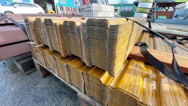 Sztachety drewnopodobne 2 gatunek płot ogrodzenie Klęczany