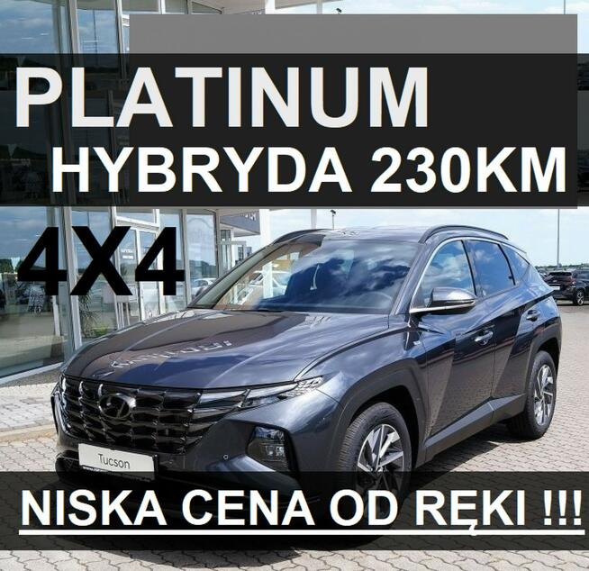 Hyundai Tucson Platinum 4x4 230KM Martwe Pole Kamera 360 Niska Cena 1914 zł od ręki