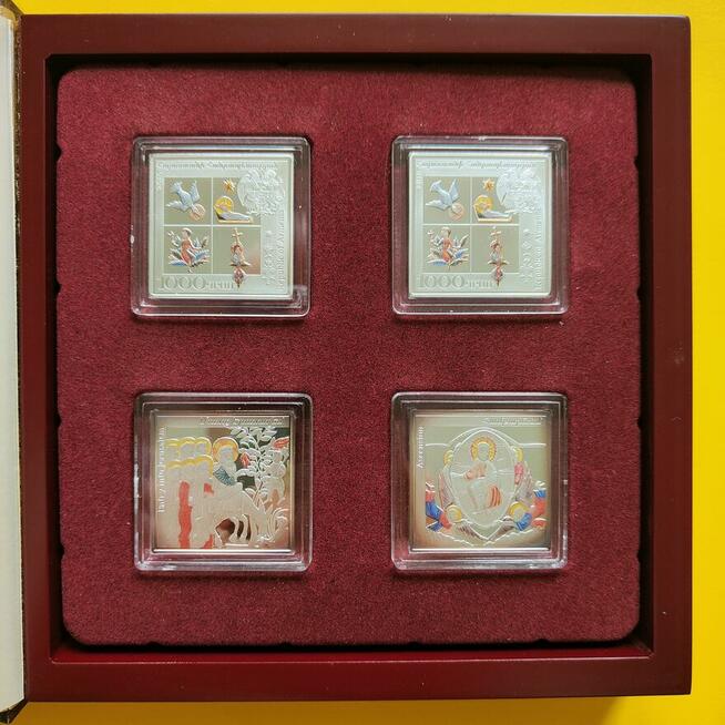 Monety Sakralne Armenia Srebro 999