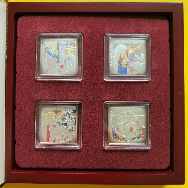 Monety Sakralne Armenia Srebro 999