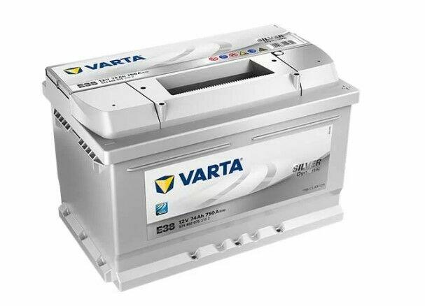 Akumulator 74Ah 750A VARTA Silver Dynamic E38 EN