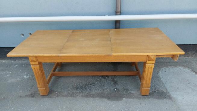 STÓŁ DĘBOWY (ława) SWARZĘDZ ROZKŁADANY DĄB JASNY Gdańsk