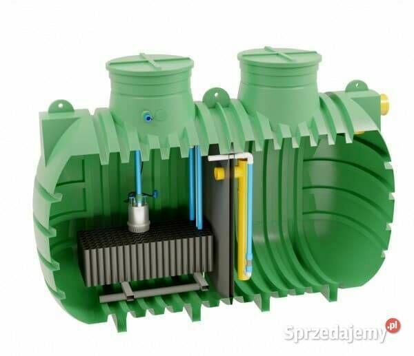 Przydomowa oczyszczalnia biologiczna ZBS-6C z przepompownią