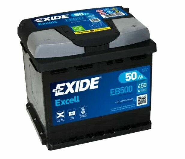 Akumulator Exide Excell 50Ah 450A EN PRAWY PLUS