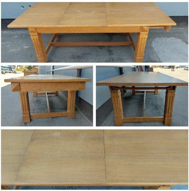 STÓŁ DĘBOWY (ława) SWARZĘDZ ROZKŁADANY DĄB JASNY Gdańsk