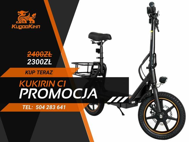 HULAJNOGA ELEKTRYCZNA Scooter KuKirin C1 350W 40km 25km/h