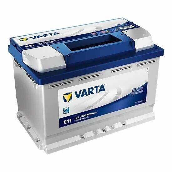 Akumulator VARTA Blue Dynamic E11 74Ah 680A