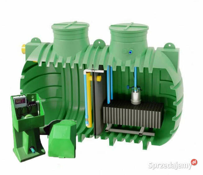 Przydomowa oczyszczalnia biologiczna ZBS-6C z przepompownią