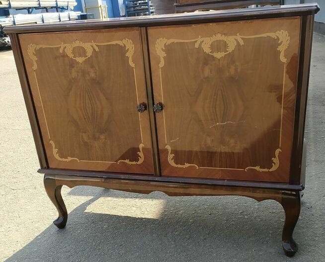 KOMODA (BUFET) LUDWIKOWSKA ORZECH DREWNIANA STYLOWA