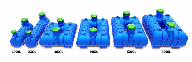 ZBIORNIK NA WODĘ DESZCZOWĄ 4000L FLAT ZESTAW Z POMPĄ 230V