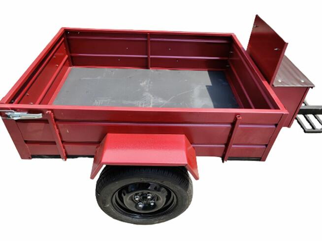 Przyczepa GENEA z hamulcami taśmowymi do ciągnika dzik