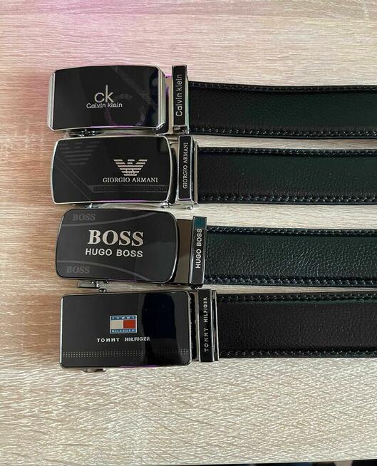 Skórzany Pasek Męski Calvin Klein Armani Hugo BOSS Hilfiger
