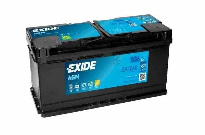 Akumulator EXIDE AGM START&STOP EK1060 106Ah 950A