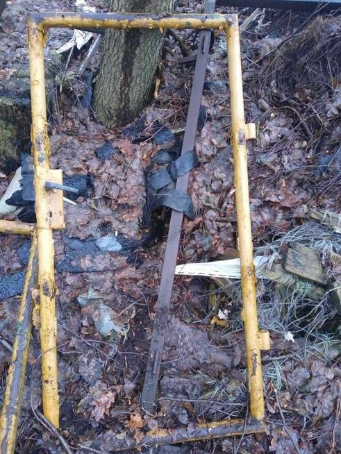 Furtka rama PRL 160cm x 80cm 1,6m x 0,8m metalowa solidna