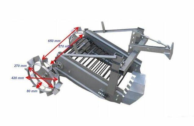 Kopaczka przenośnikowa ziemniaków ciągnik jednoosiowy DZIK