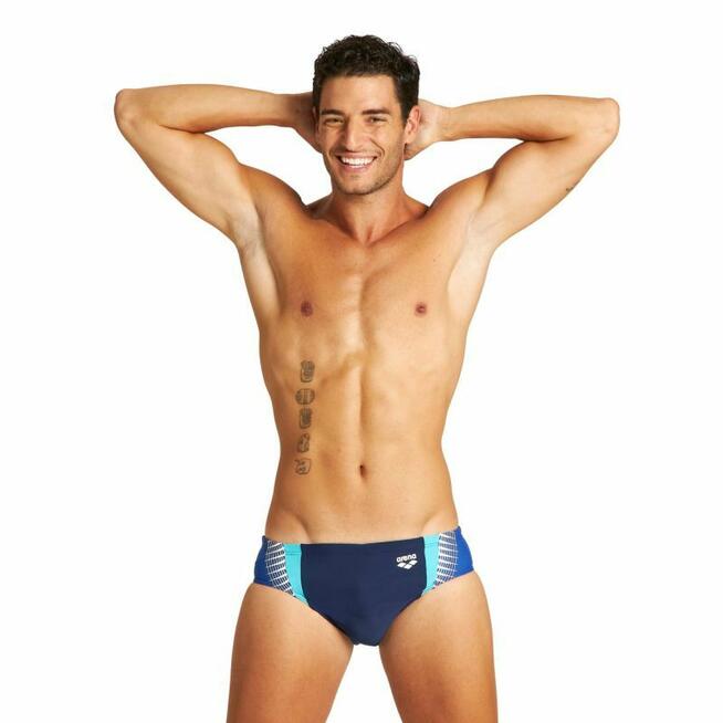 8 Arena Threefold brief kąpielówki męskie granatowe 88-92 cm