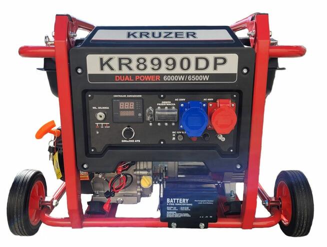 Agregat prądotwórczy dual power KRUZER KR 8990DP 6.0kW