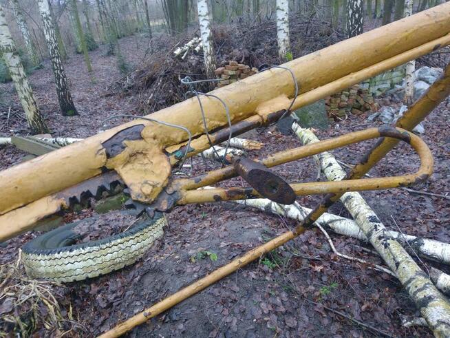 Brama rama dwuskrzydłowa PRL 160cm x 320cm 1,6m x 3,2m